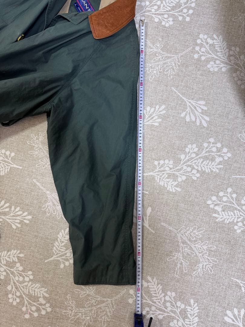 GANT カーキ レザー襟 ロングコート L mdprevattcaulkingandwaterproofing.com