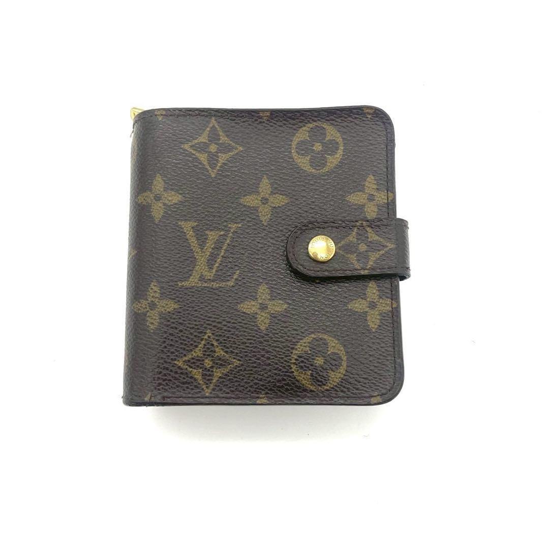 正規品 ルイヴィトン 二つ折り財布 コンパクトジップ モノグラム 正規品 ルイヴィトン 二つ折り財布 コンパクトジップ モノグラム