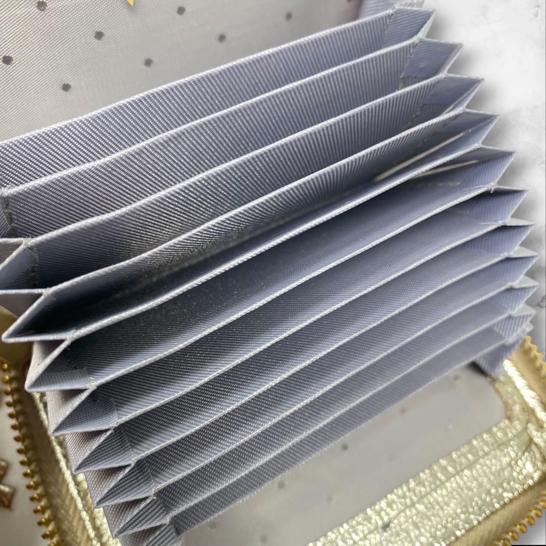 虎屋ういろ perche ear ジャバラ二つ折り財布 ゴールド イア ペルケ 虎屋ういろ perche ear ジャバラ二つ折り財布 ゴールド イア ペルケ