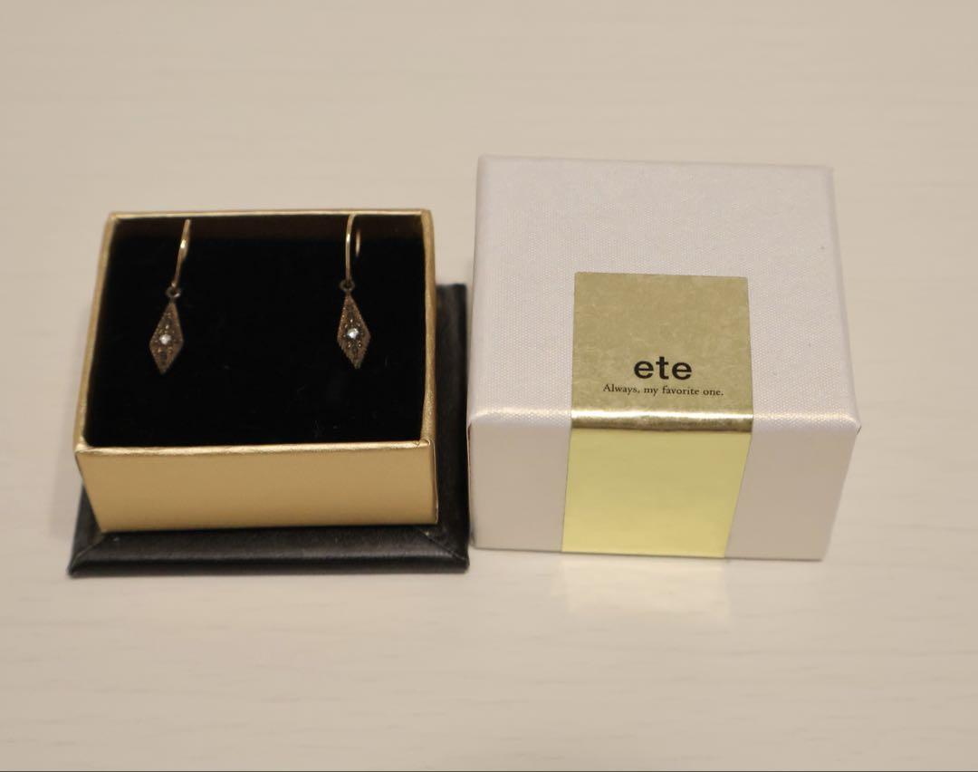 エテ　ピアス　ete ダイヤ