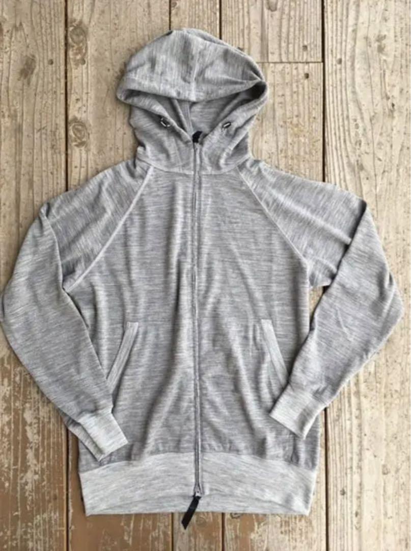 山と道 Merino Full Zip Hoody（Gray Marl）Sサイズ
