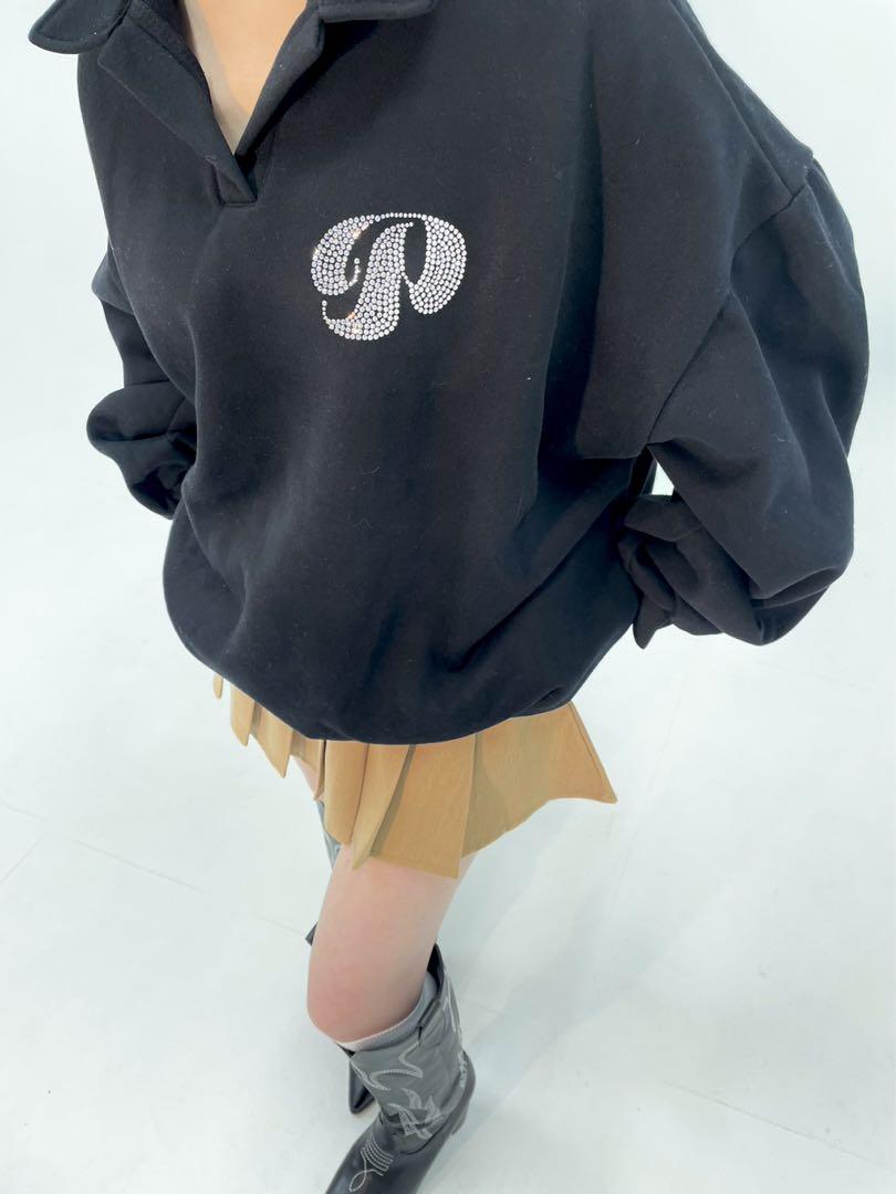 日本初の tops oversweat ペリキュール PELLICULE スウェット トップス - トップス