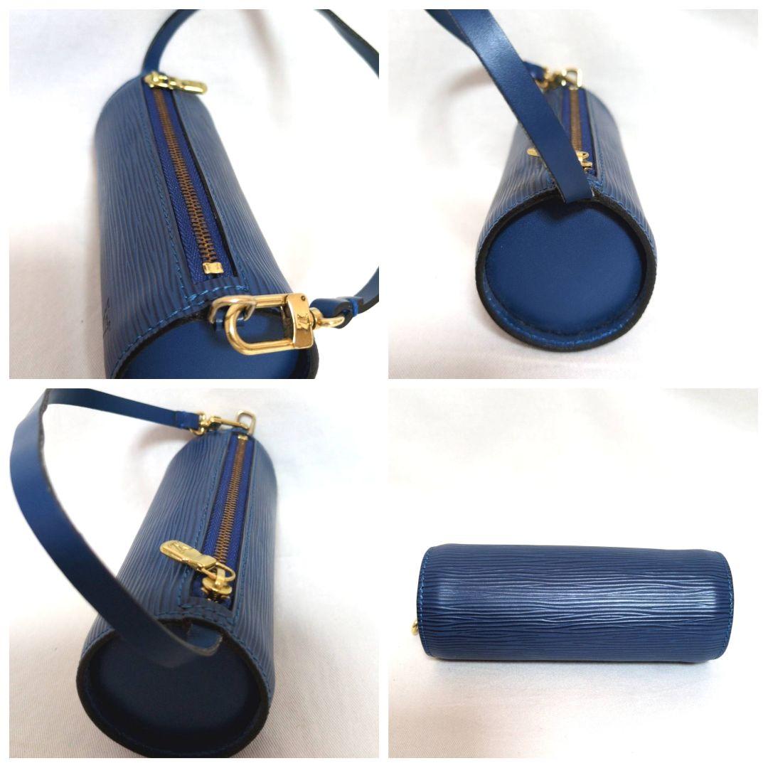 【美品】LOUIS VUITTON ルイヴィトン エピ スフロ ポーチ ブルー 良品 LOUIS VUITTON ルイヴィトン ブルー エピ スフロ用 ポーチ