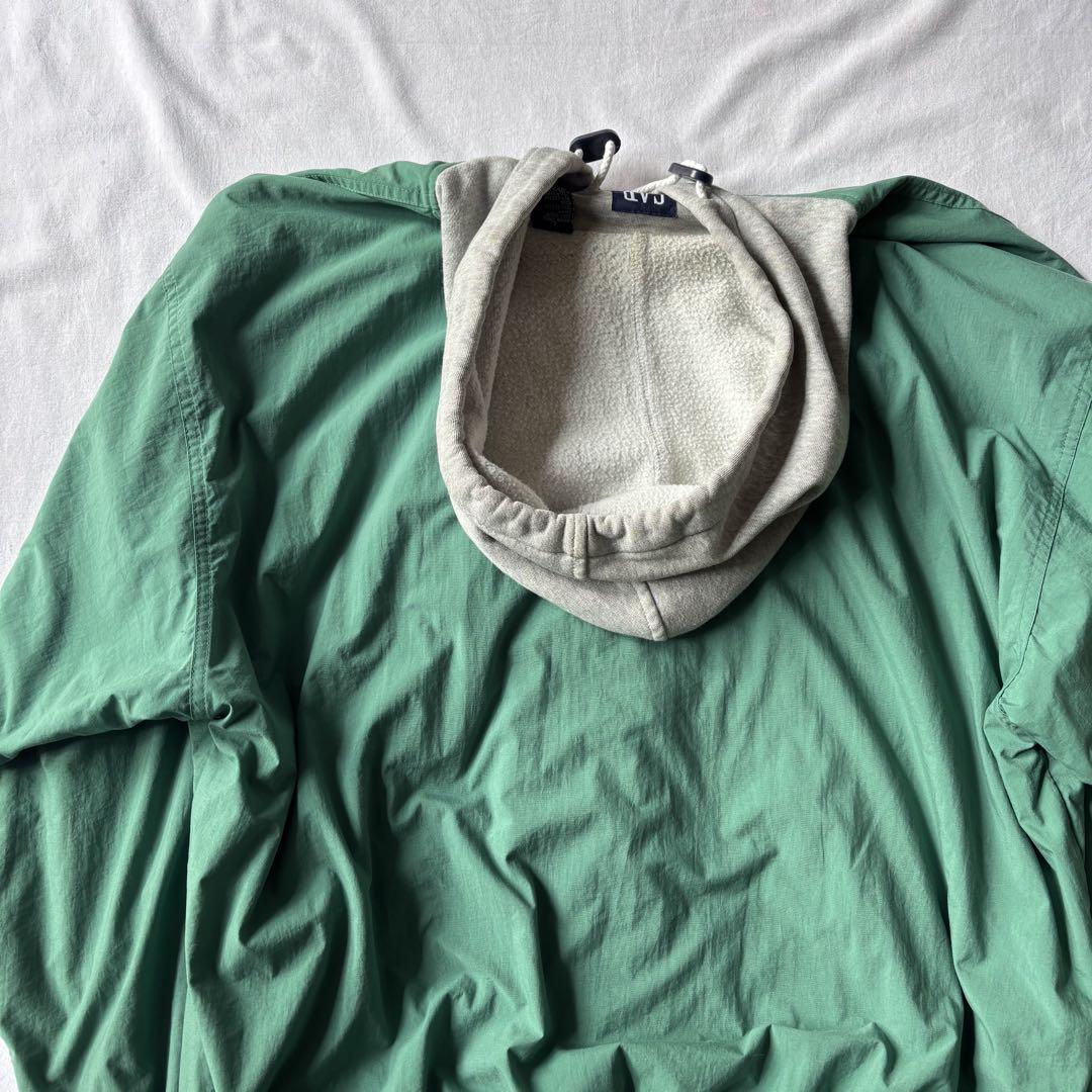 珍品] 90s OLD GAP スウェットドッキング ナイロンフーディー