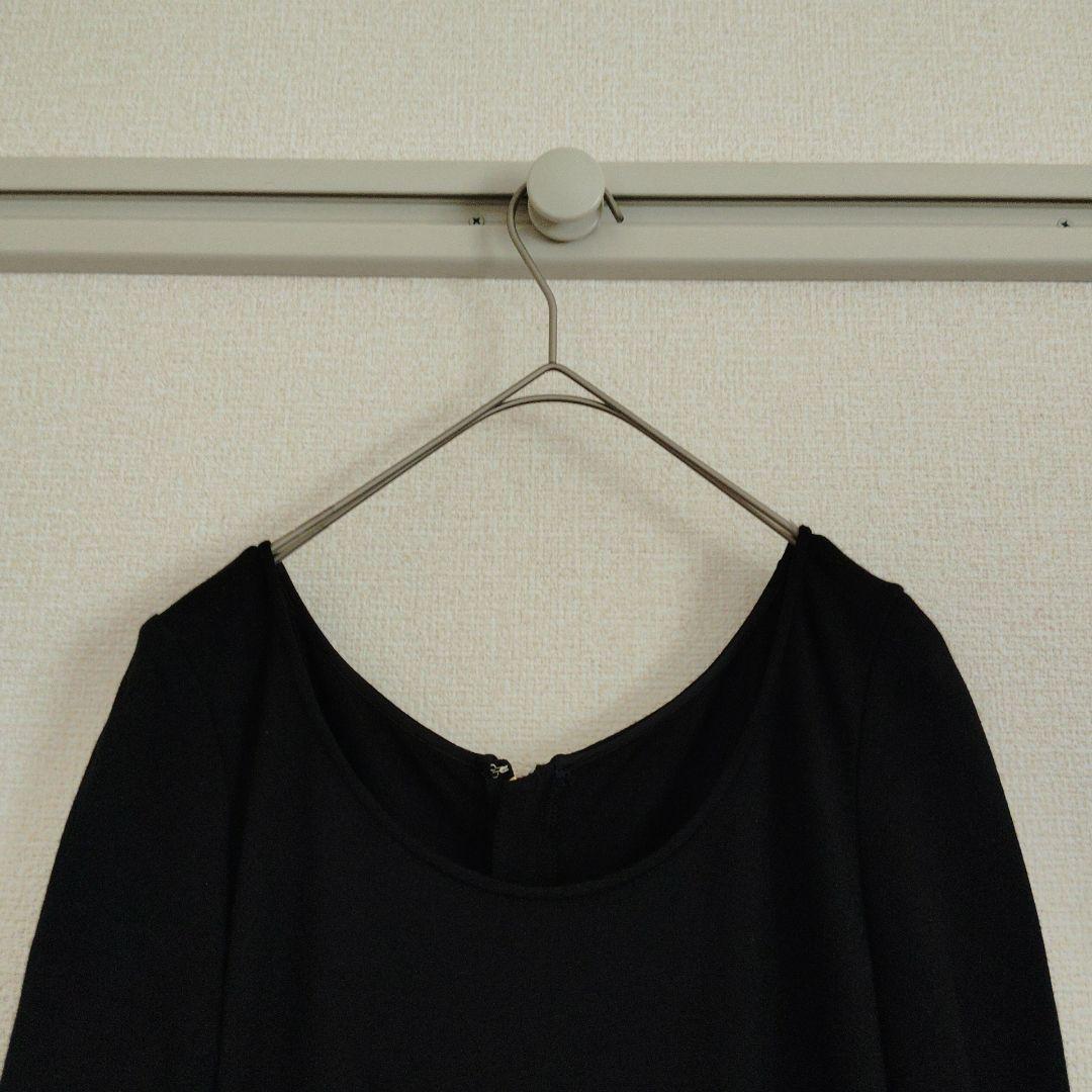 EPOCA エポカ レーヨン フレア ワンピース ロング 黒