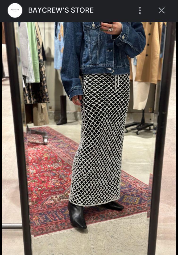 JOURNAL STANDARD ジャーナルスタンダード　ラメメッシュスカート