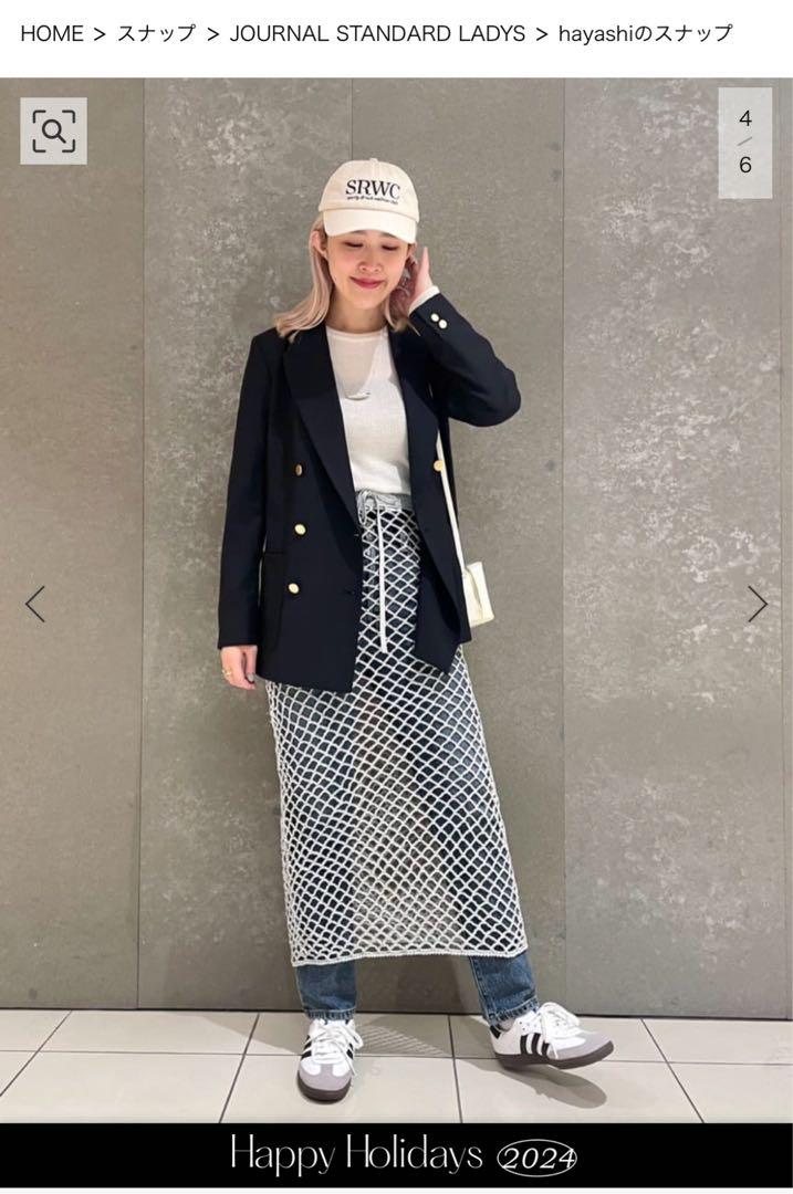 JOURNAL STANDARD ジャーナルスタンダード　ラメメッシュスカート