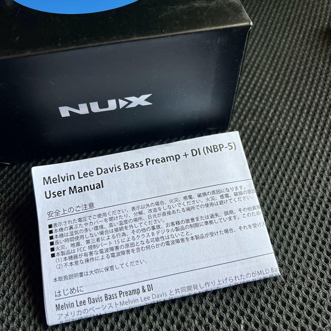 ベース NUX Melvin Lee Davis BASS Preamp +DI