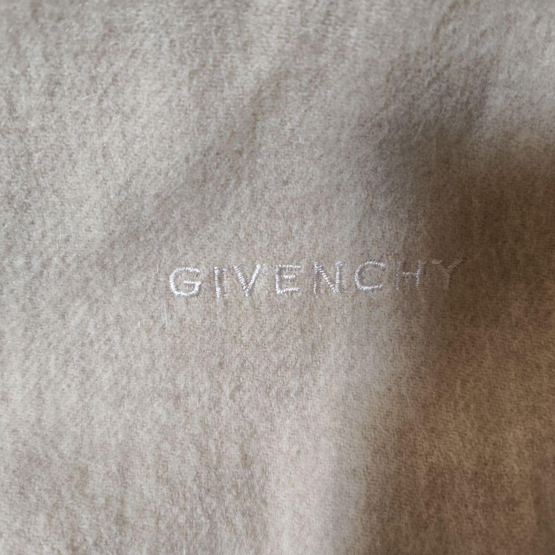 GIVENCHY ベージュ ストール フリンジ付き GIVENCHY ベージュ ストール フリンジ付き