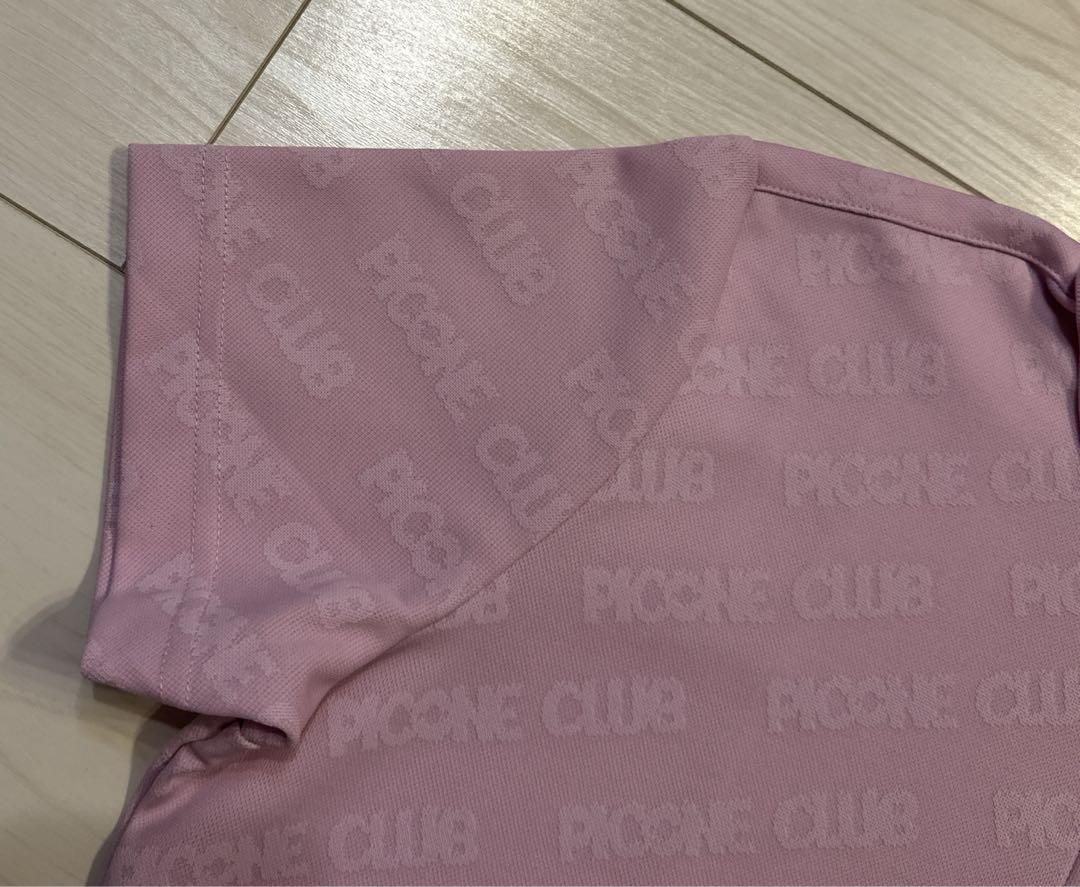 Picone CLUBピッコーネ　クラブ　レディース 半袖ポロシャツ　総柄　M