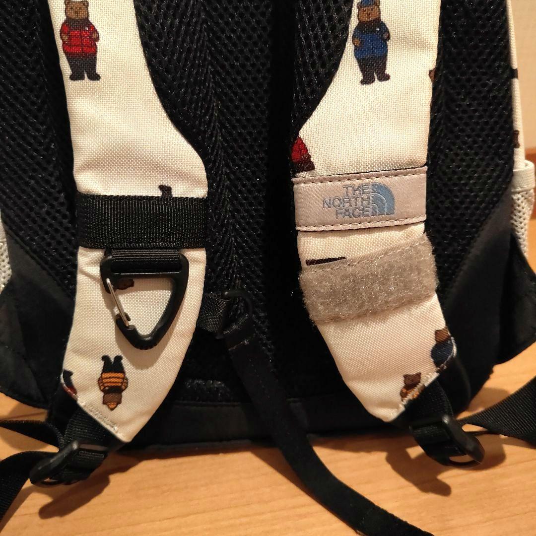 THE NORTH FACE キッズリュック　ホワイト　ベア柄 THE NORTH FACE キッズリュック ホワイト ベア柄 - メルカリ