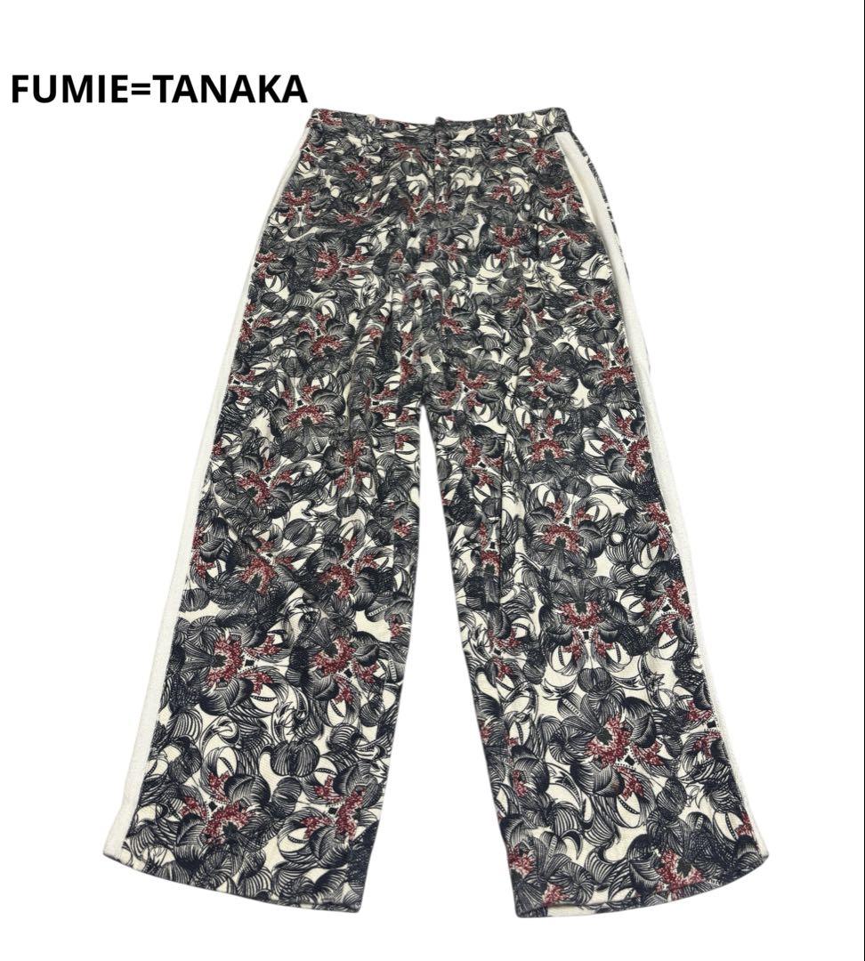 FUMIE=TANAKA ボタニカル サイドラインパンツ