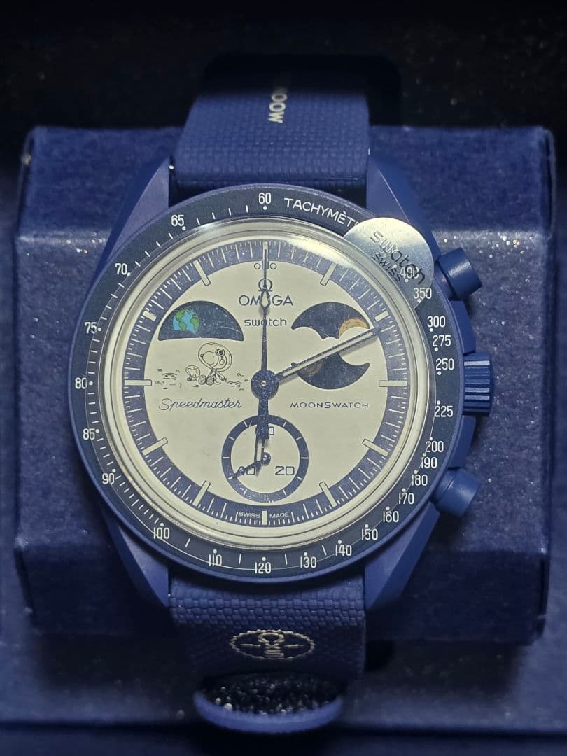 OMEGA スウォッチ x オメガ スヌーピー Human Hand Lサイズ OMEGA スウォッチ x オメガ スヌーピー Human Hand Lサイズ