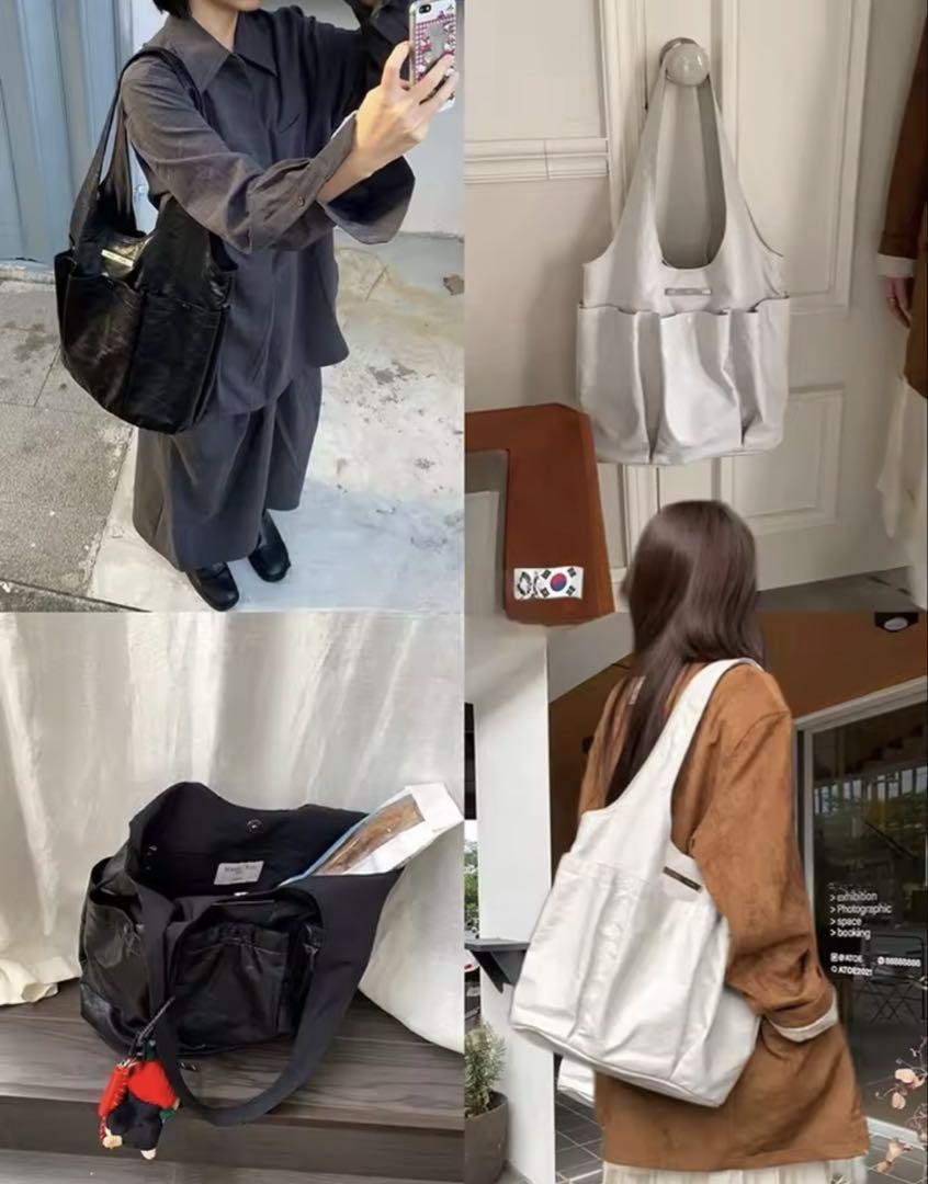 バッグ Matin Kim TRIPLE POCKET SHOULDER BAG