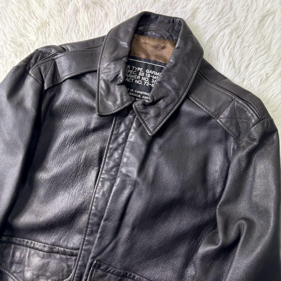美品/希少✨schott フライトジャケット　A-2 230 ブラウン　40
