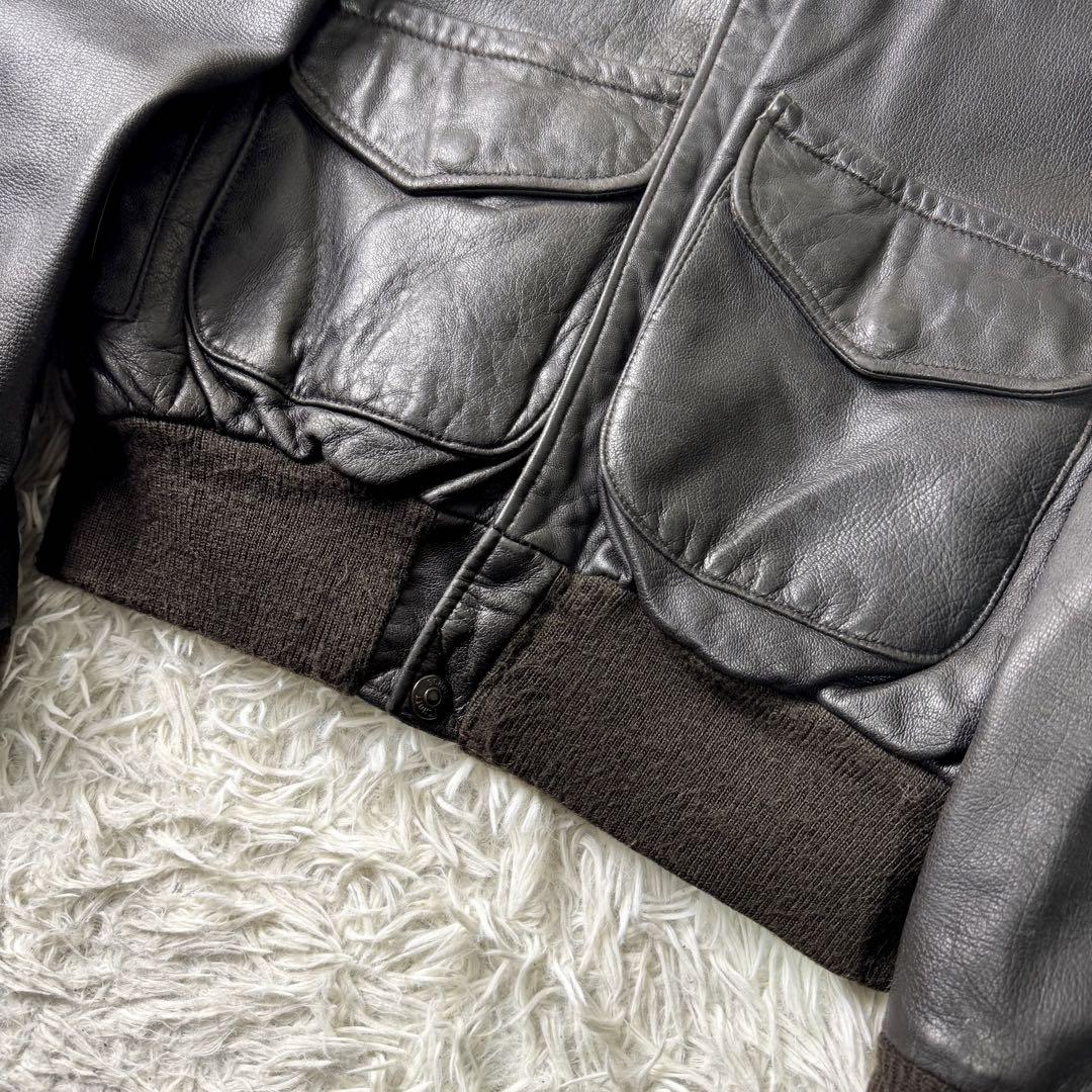 美品/希少✨schott フライトジャケット　A-2 230 ブラウン　40