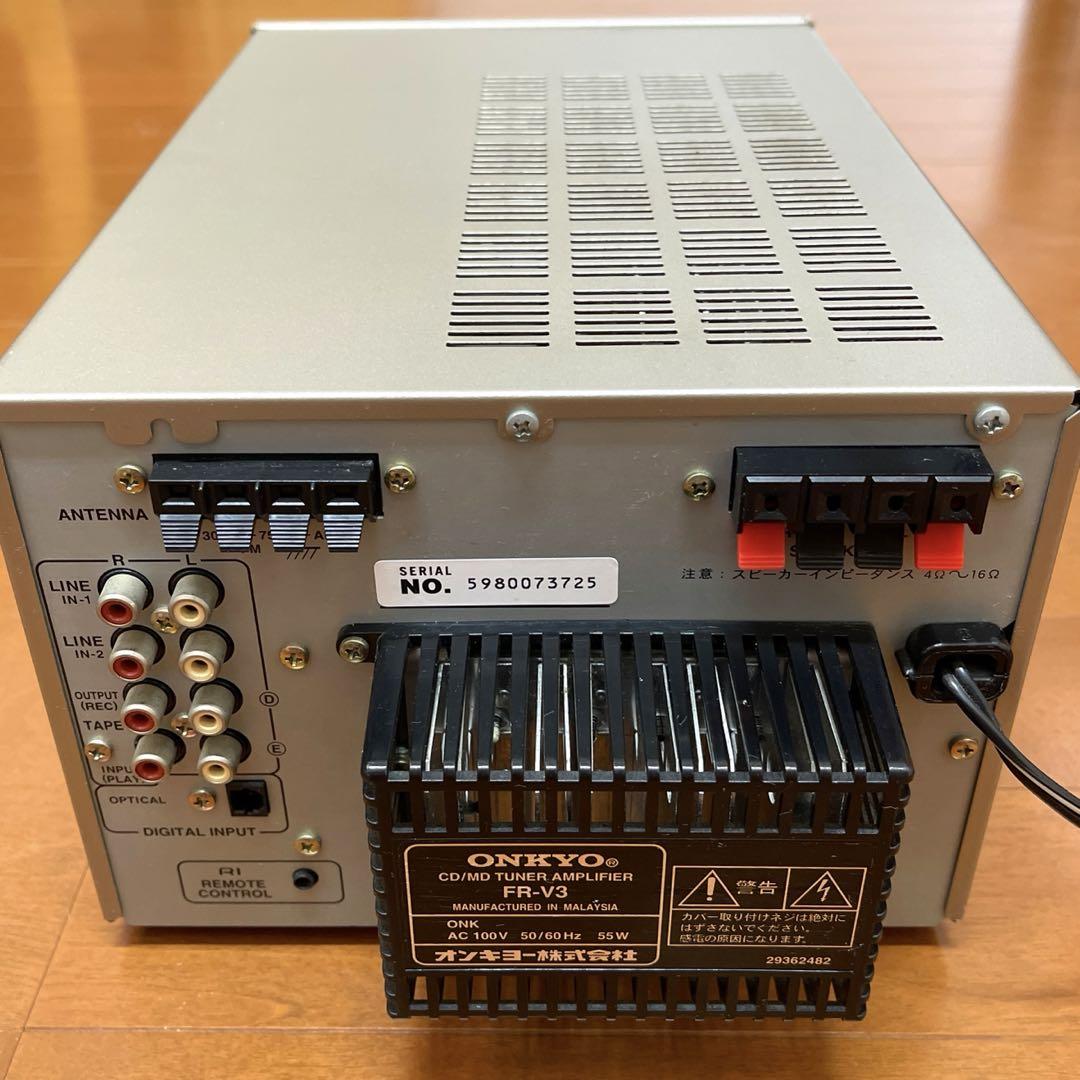 ONKYO FR-V3 CD/MD TUNER AMPLIFIER - メルカリ