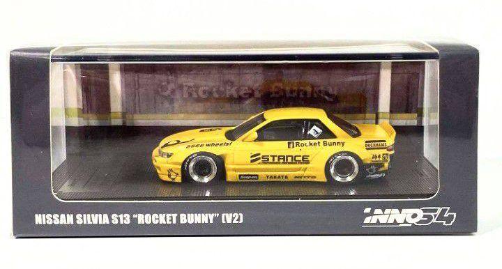 1/64 日産 シルビア S13 ROCKET BUNNY V2 イエロー/新品