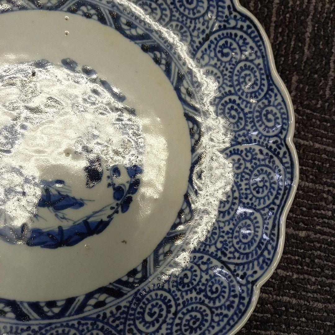 伊万里焼蛸唐草皿