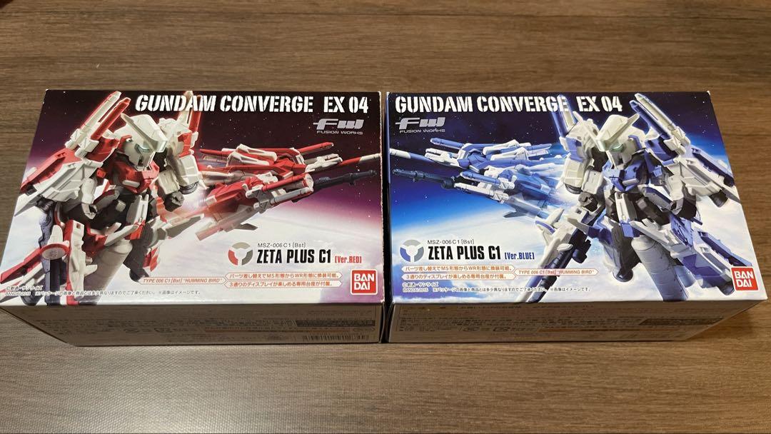 【未開封】ガンダムコンバージ EX04 ゼータプラス C1 レッド&ブルー 未開封】ガンダムコンバージ EX04 ゼータプラス C1 レッド&ブルー