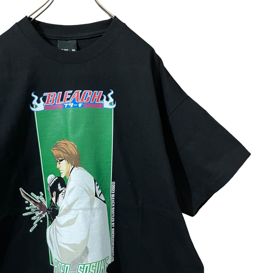 BLEACH ブリーチ アニメ Tシャツ 藍染惣右介 プリント XL