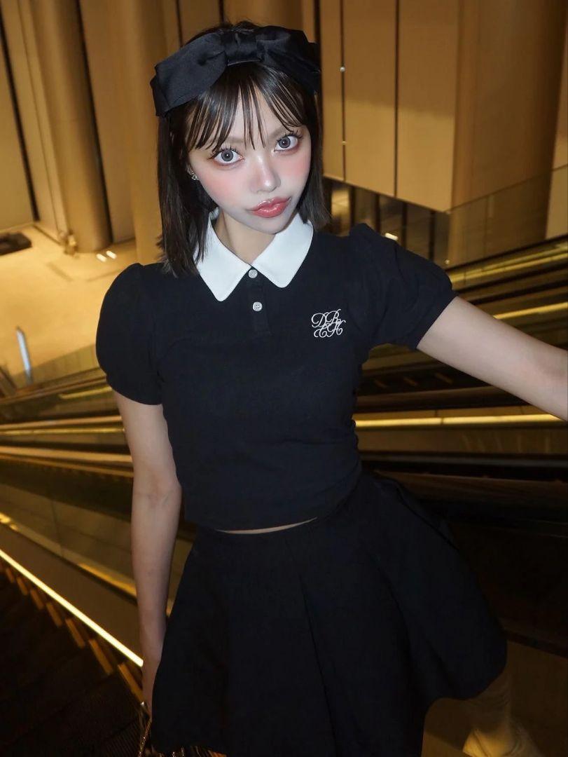 【即日発送】Darich ダーリッチ DRCHバイカラーポロシャツ　BLK