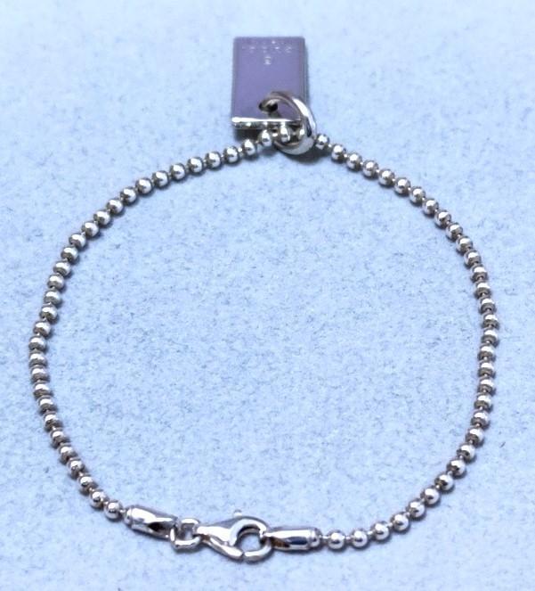 GUCCI グッチ SV925 ボールチェーン　ブレスレット　39848