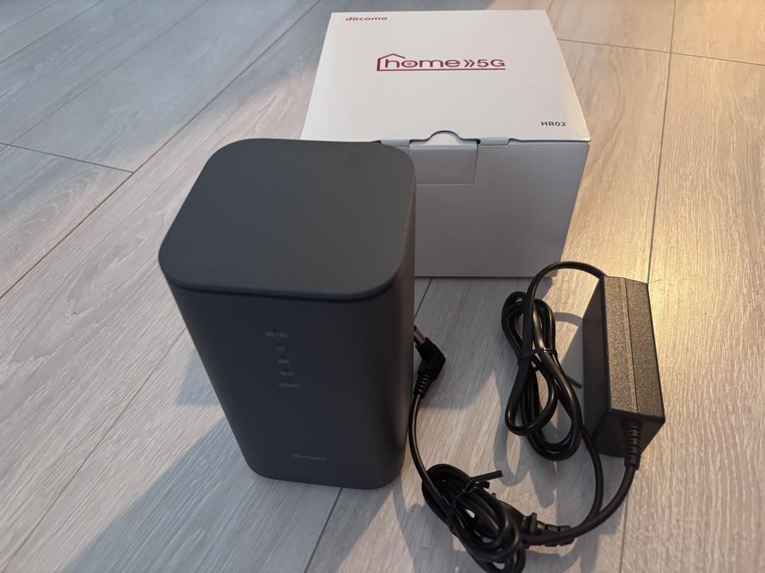 home 5G HR02 ほぼ未使用 箱、ACアダプタ付きルーター・ネットワーク機器