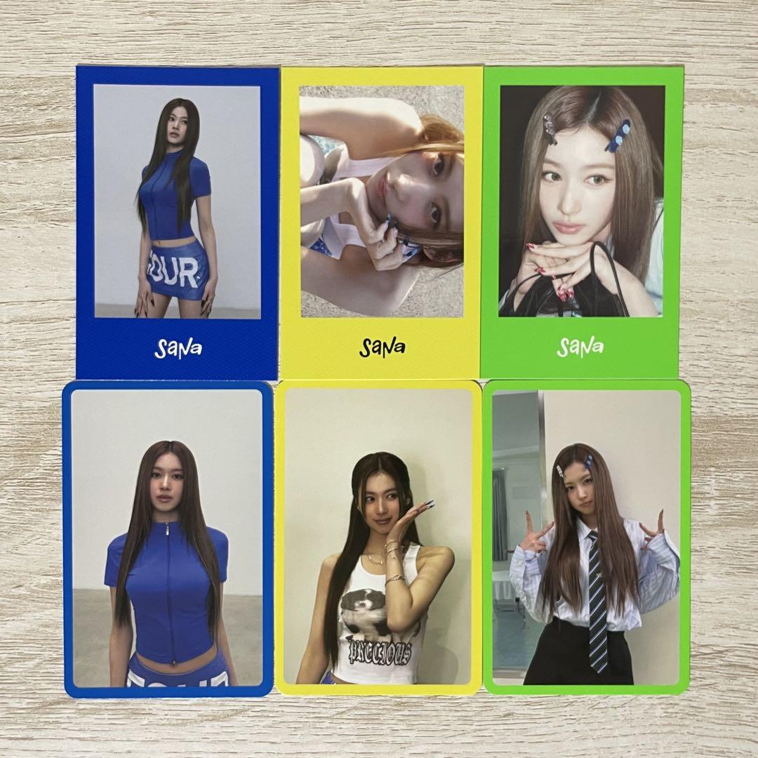 TWICE サナ STAR RIVER 特典 ポラロイド トレカセット 人気商品 TWICE トレカセット ポラロイド 特典 RIVER STAR サナ