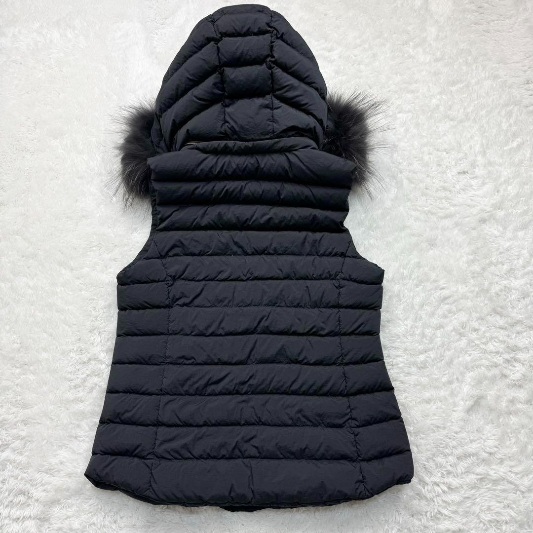 極美品✨タトラス 近年モデル オルシエラ ダウン ベスト ファー ブラック M