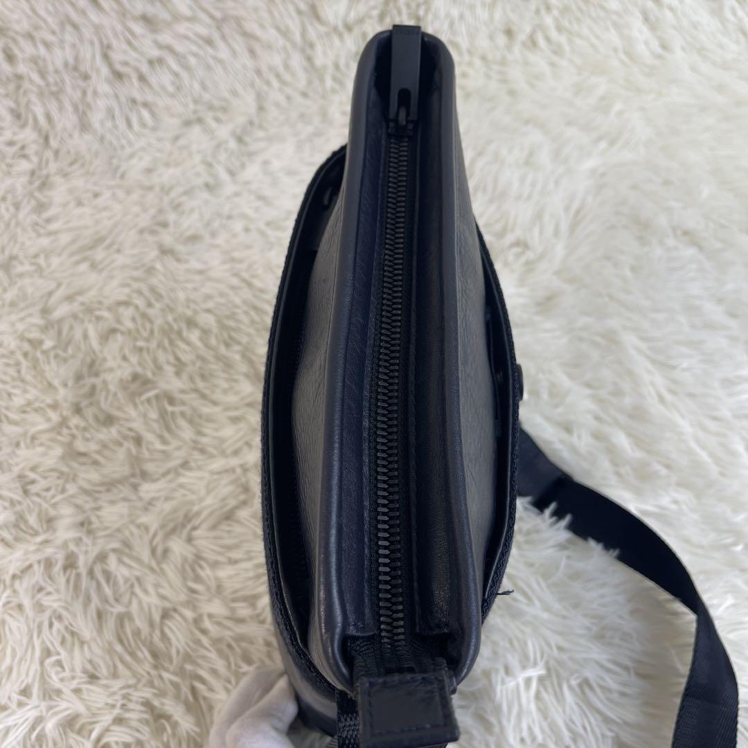 美品✨️PORTER ポーター ディライト シュリンクレザー ショルダーバッグ