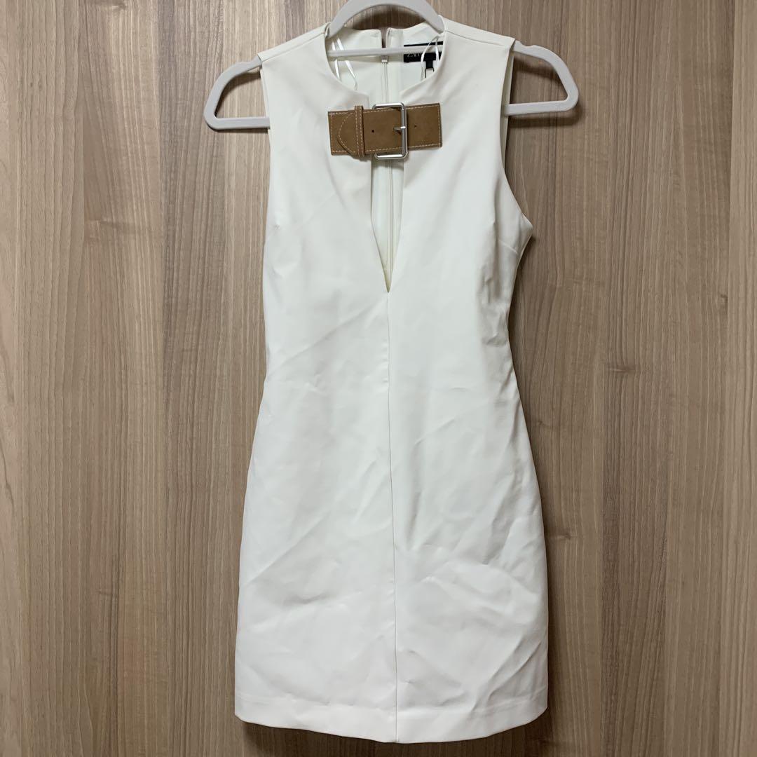 新品未使用】ZARA ノースリーブワンピース S ホワイト - メルカリ