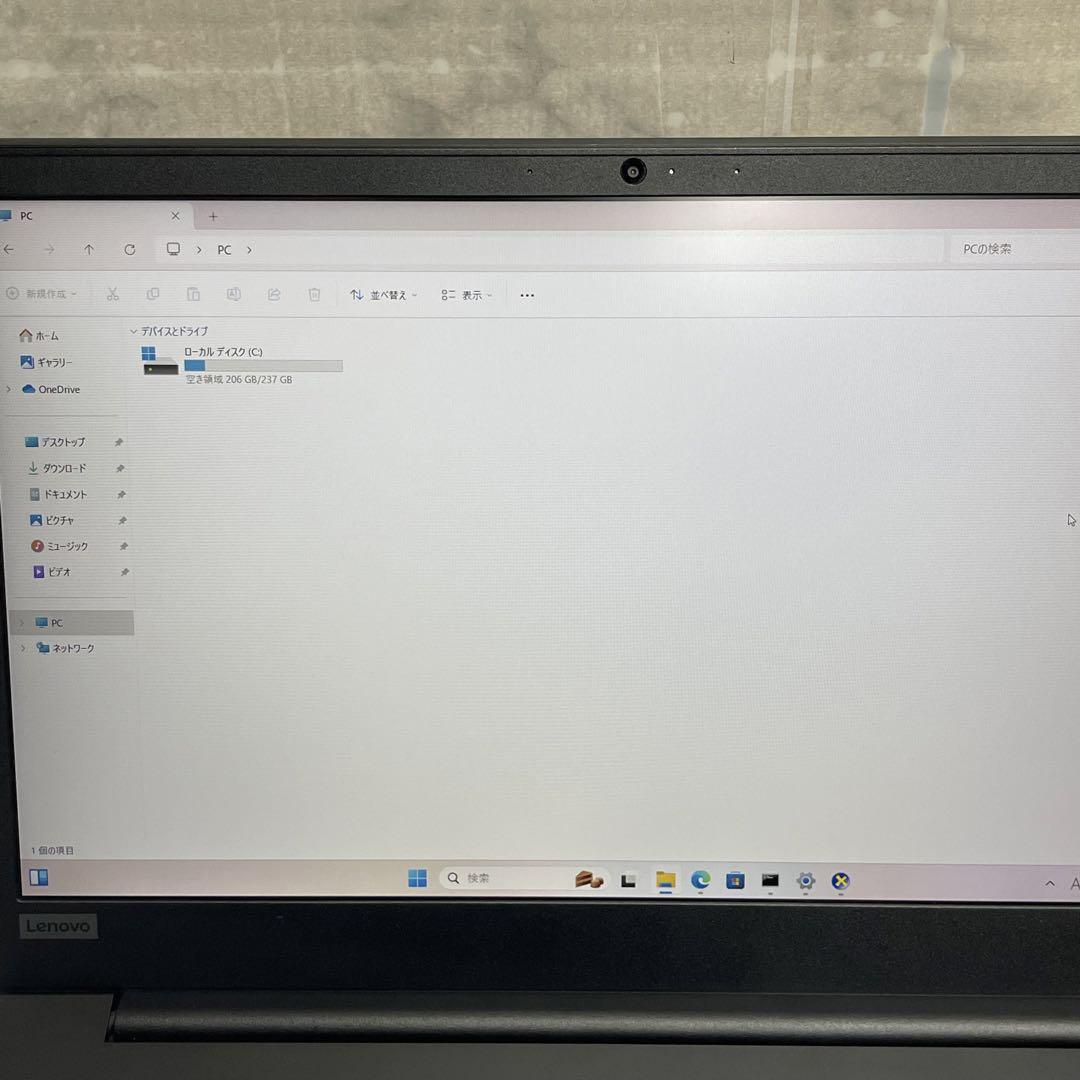 ThinkPad E595Ryzen5 3500U 8GB SSD256GB 画像8