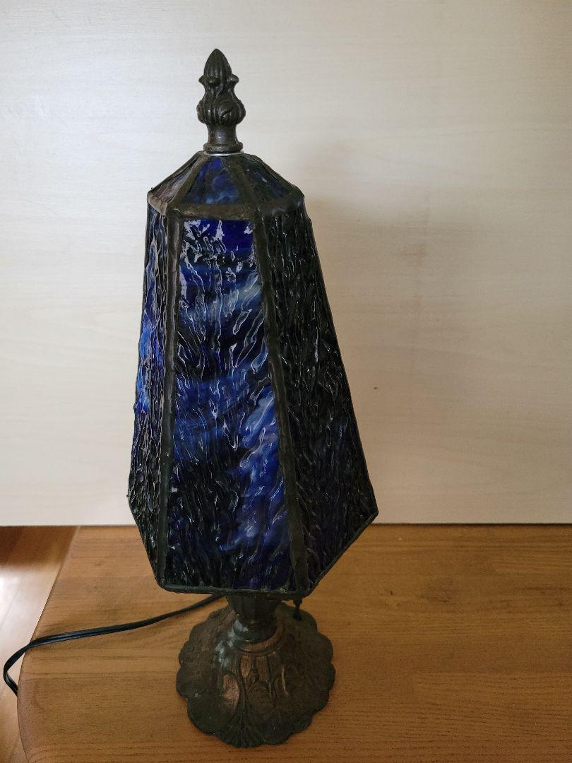 ハンドメイド ステンドグラスランプ
