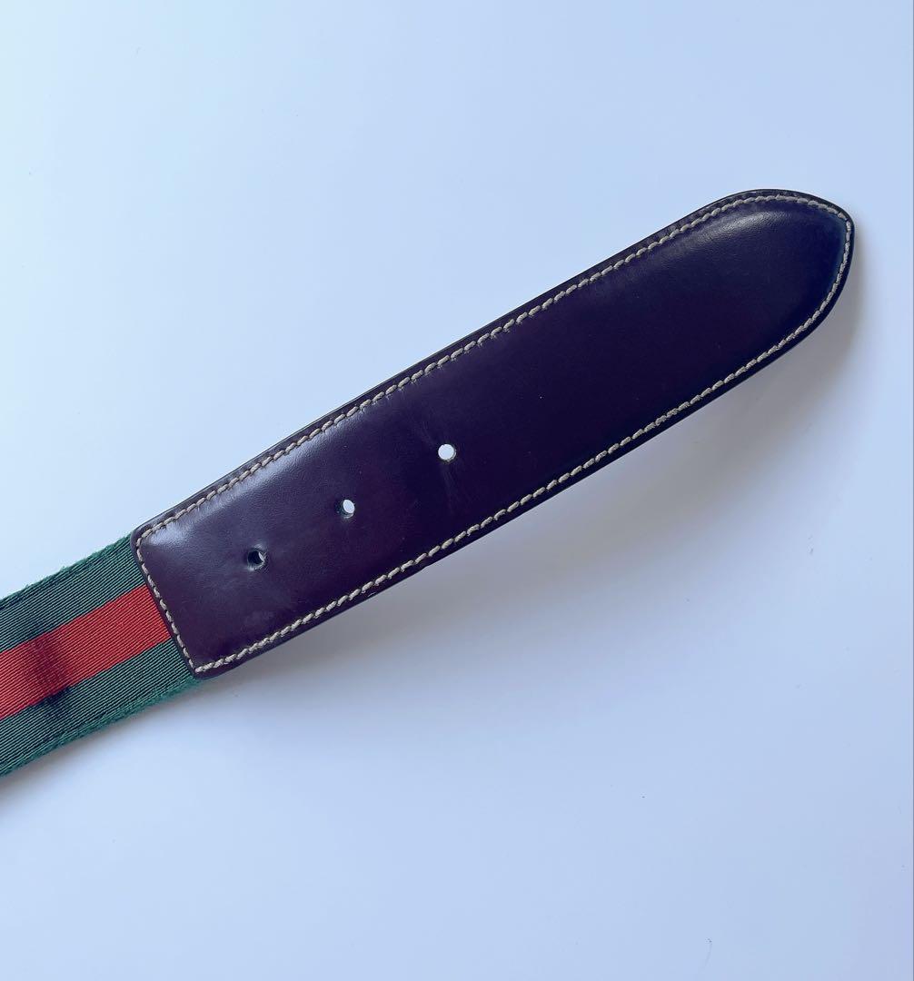 グッチ Gucci ブランドベルト レッド×グリーン