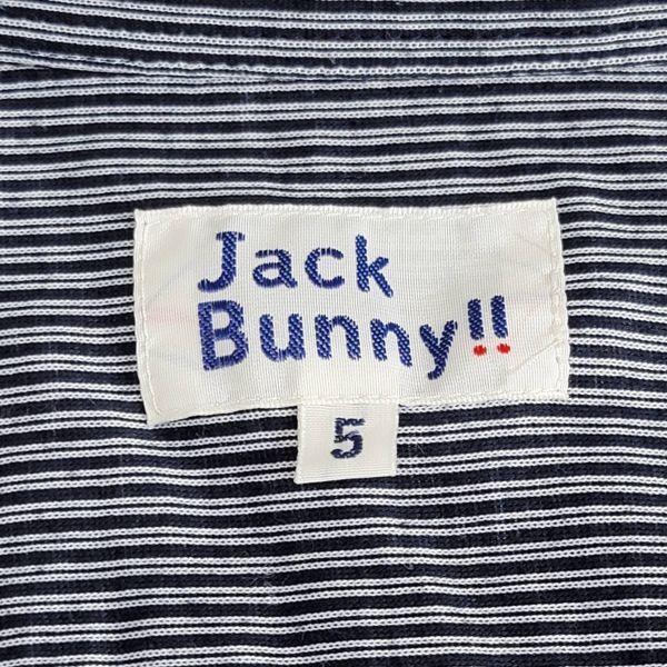 ジャックバニー 長袖シャツ ボタンダウン BD 刺繍 サイズ5 XL