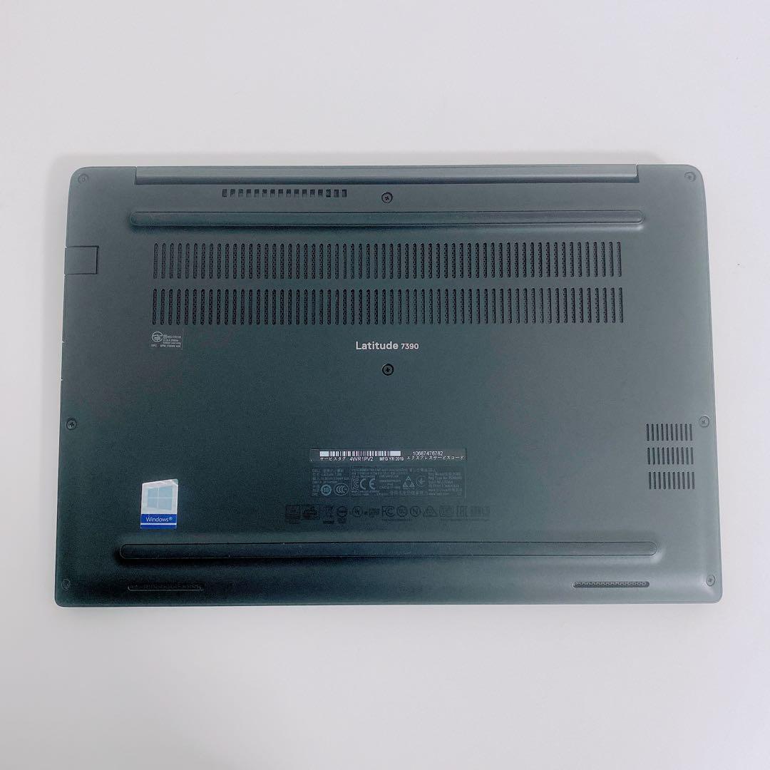 【美品】DELL 7390 爆速新品SSD1TB 16GB パソコン PC DELL デル LATITUDE 7390 第8世代 LTE Core i7 8650U 1.90GHz