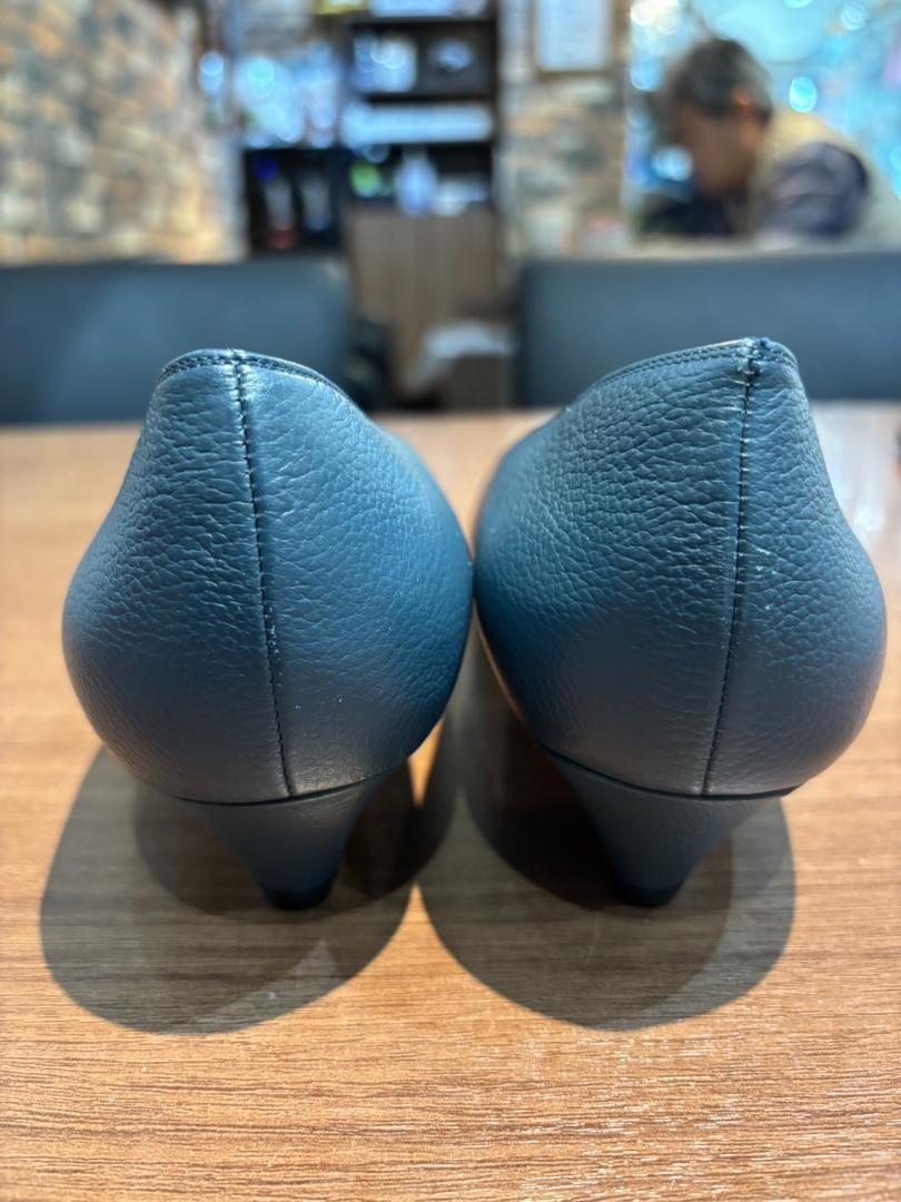 未使用 セレンシー レザーパンプス ポインテッドトゥ 24 1/2cm
