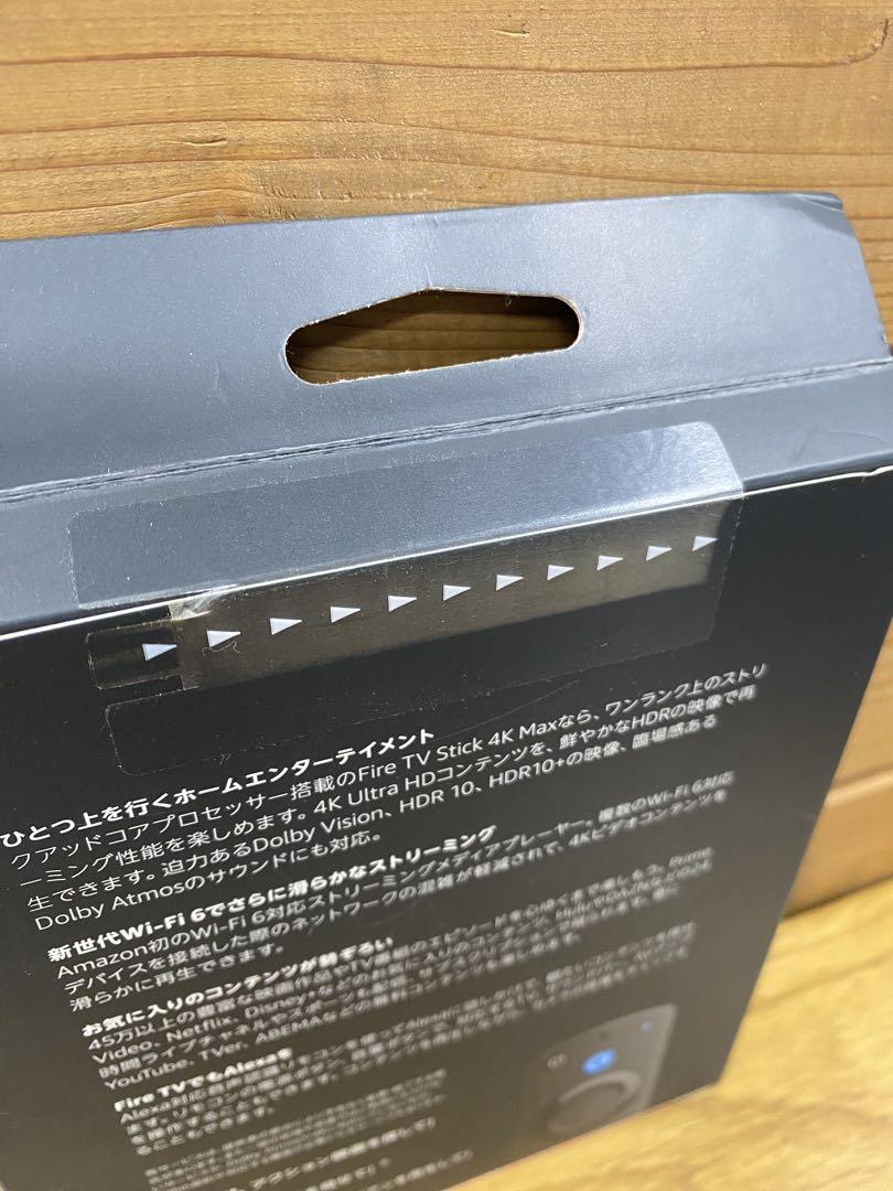 未開封　fire TV stick 4K MAX Wi-Fi 6 4K HDR