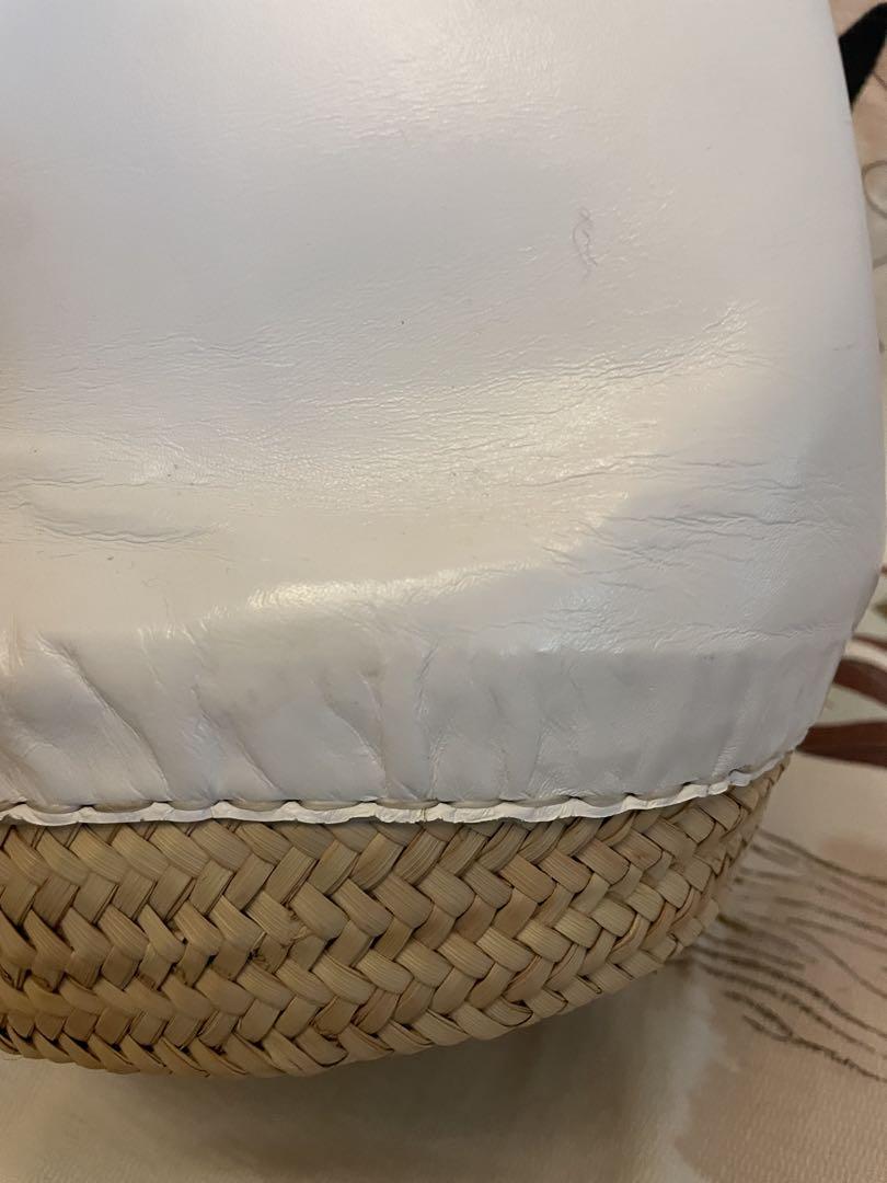 USED ワランワヤンWARANGWAYAN ノスノスS WHITE かごバッグ