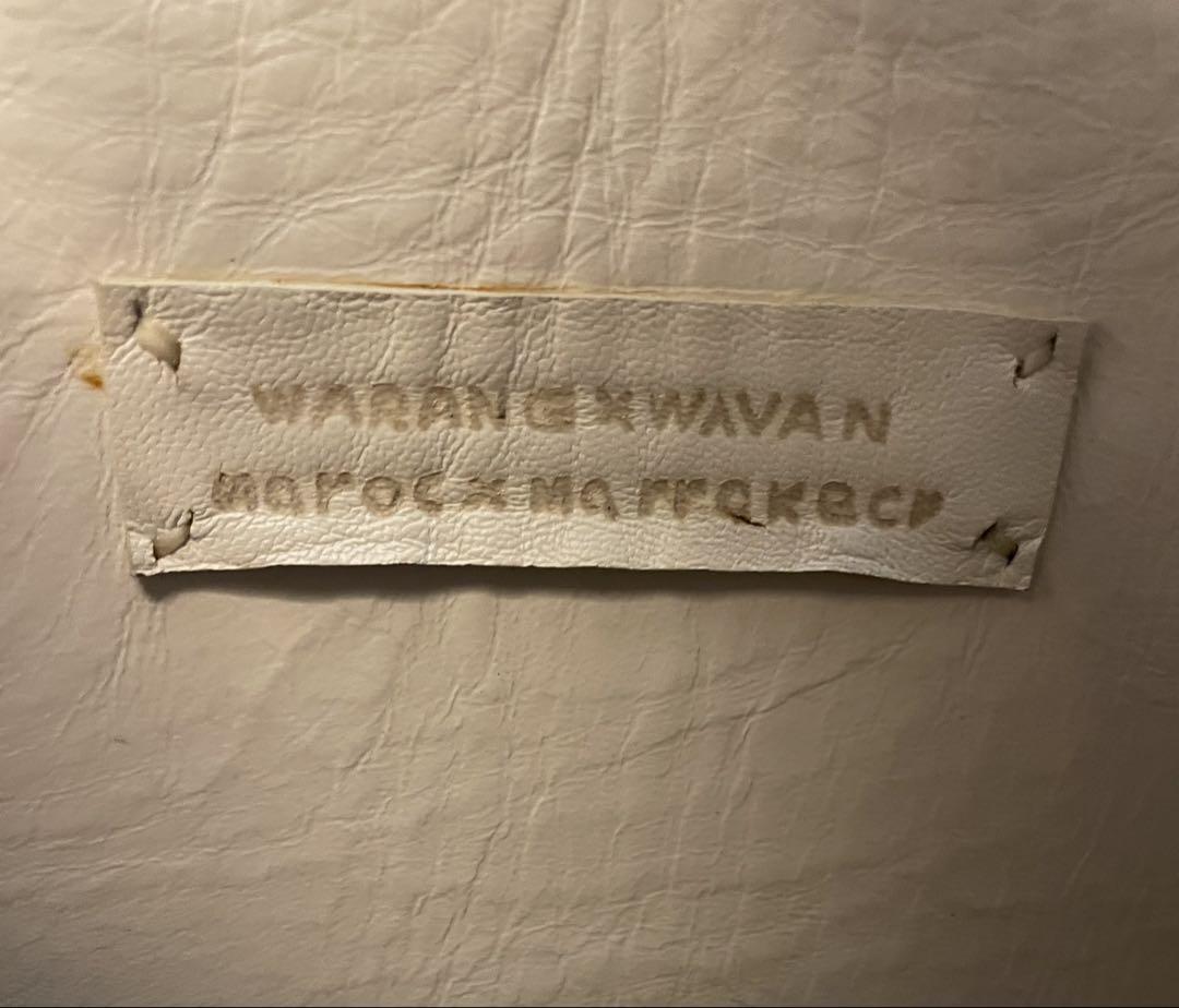 USED ワランワヤンWARANGWAYAN ノスノスS WHITE かごバッグ