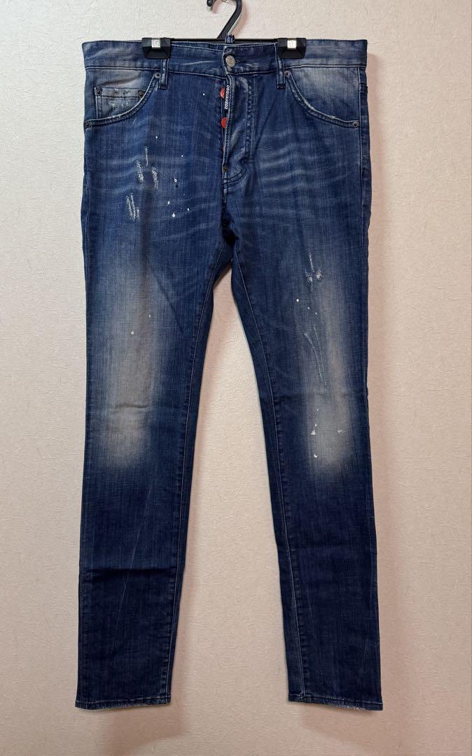 DSQUARED2 ディースクエアード 黒タグ デニム　50(LL)