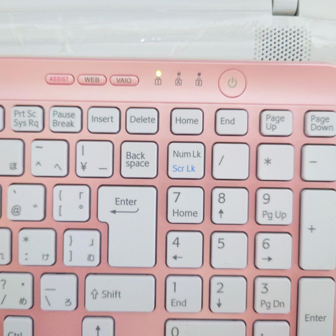 美品❤かわいいピンクのSONY VAIO❤初心者でも安心！初期設定済みノートPC