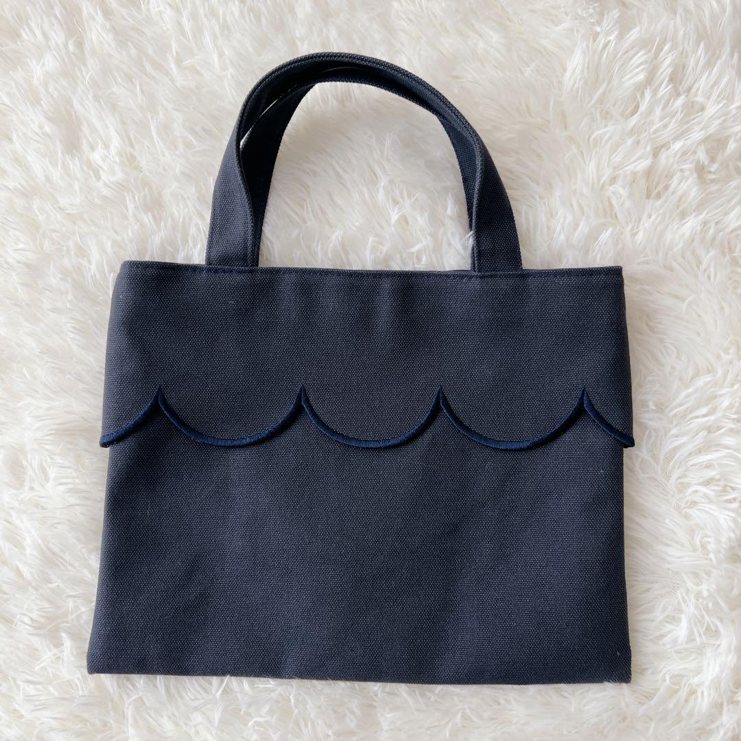 【新品】MARONENONFEE♡キャンバススカラップバッグ マーロンエノンフィ