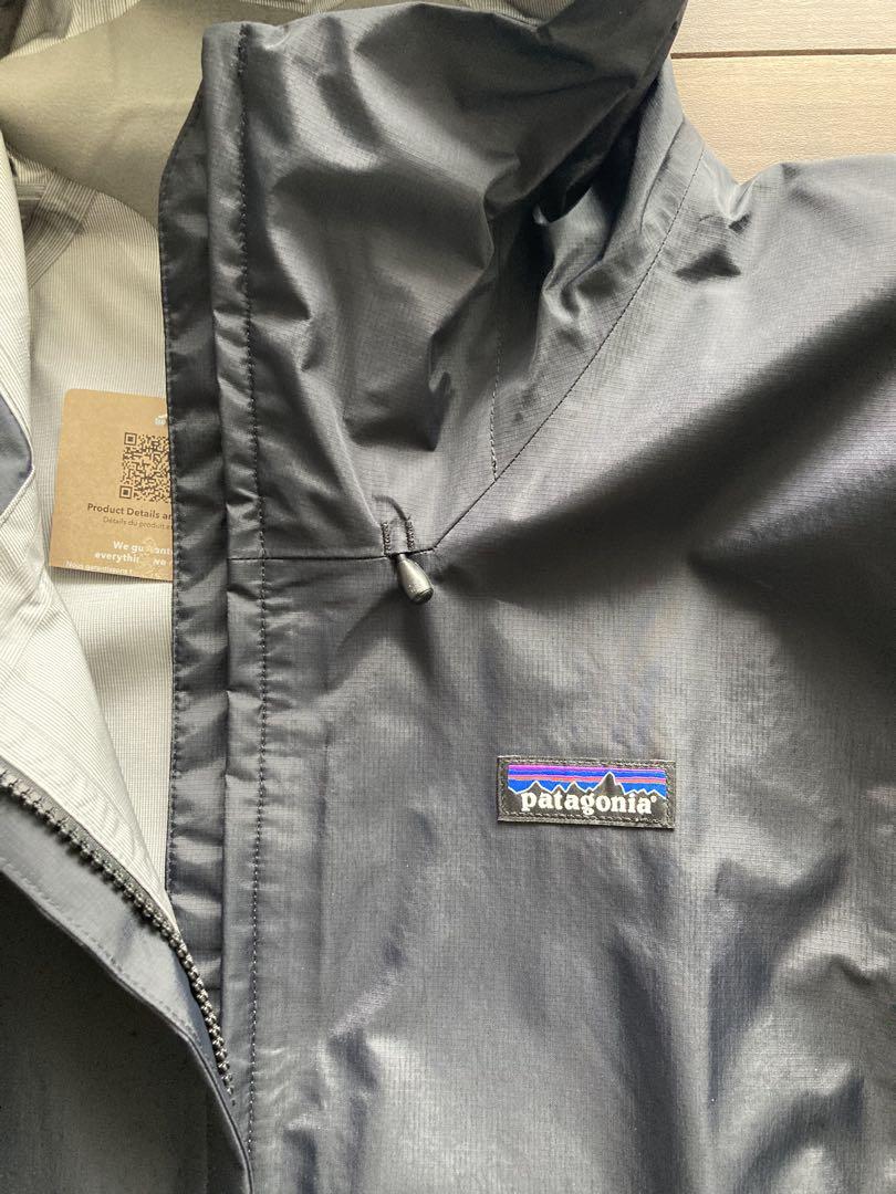 パタゴニア Patagonia レインジャケット 黒 Lサイズマウンテンパーカー