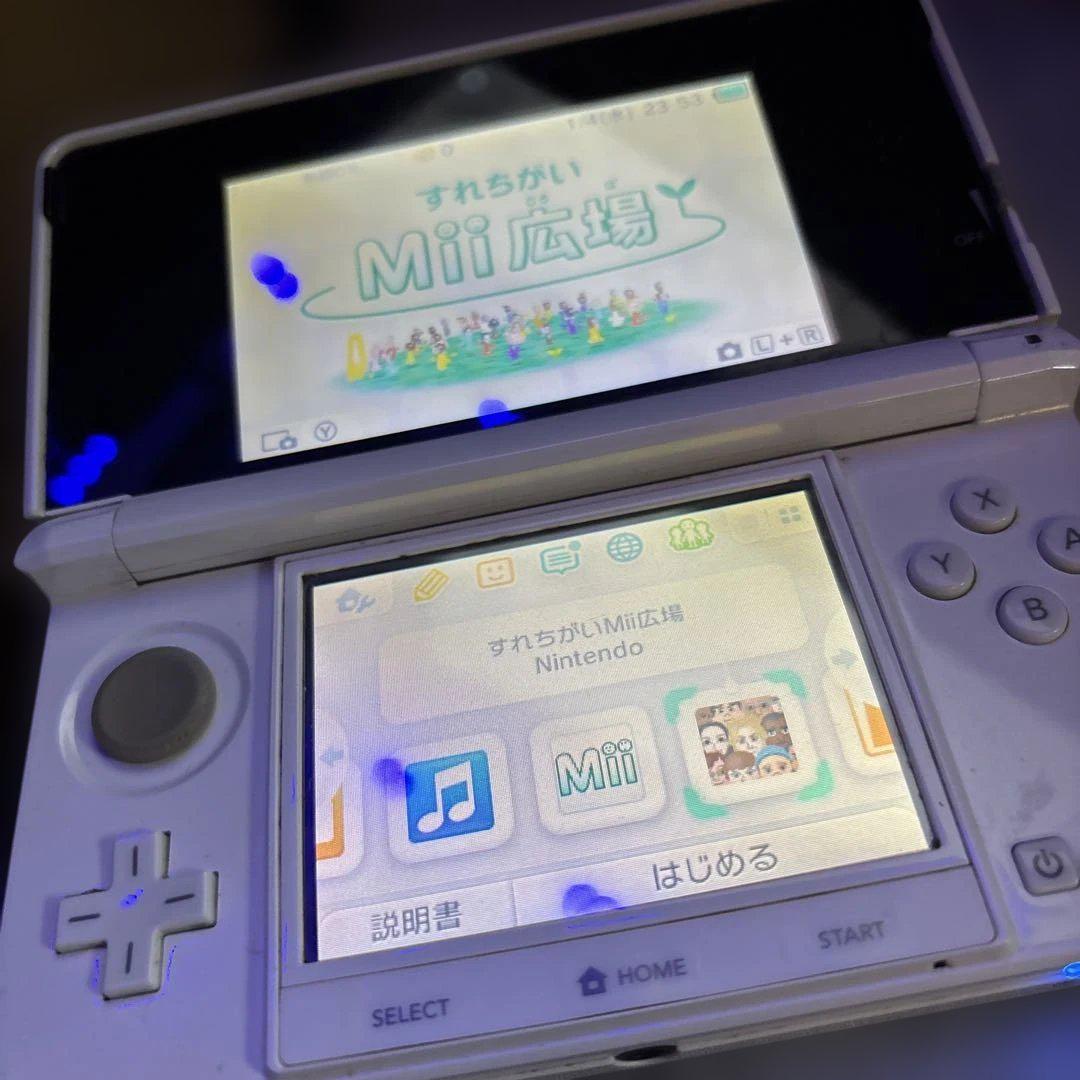 Nintendo 3DS ホワイト 使用感あり