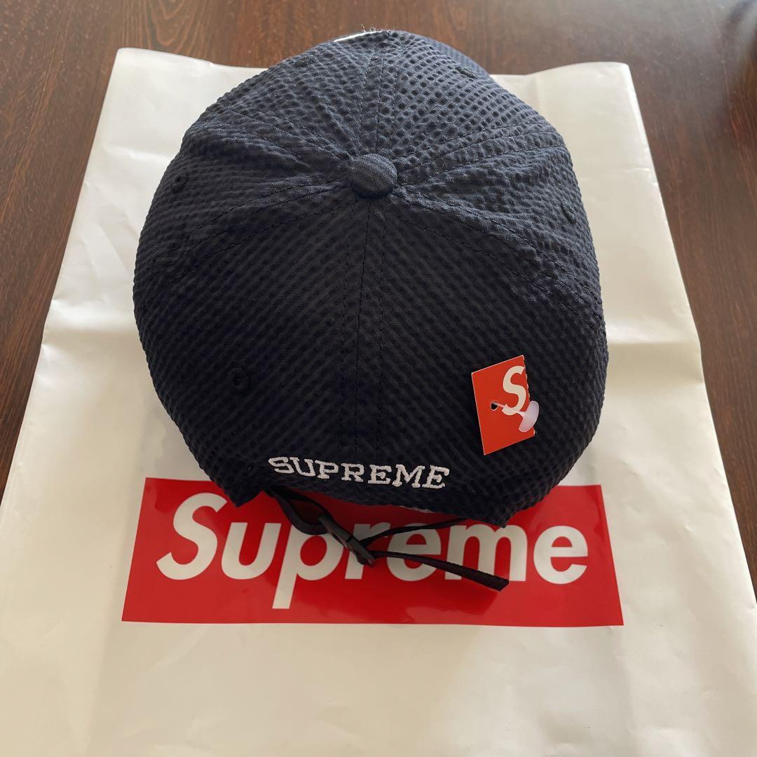 Supreme Seersucker S Logo 6-Panel