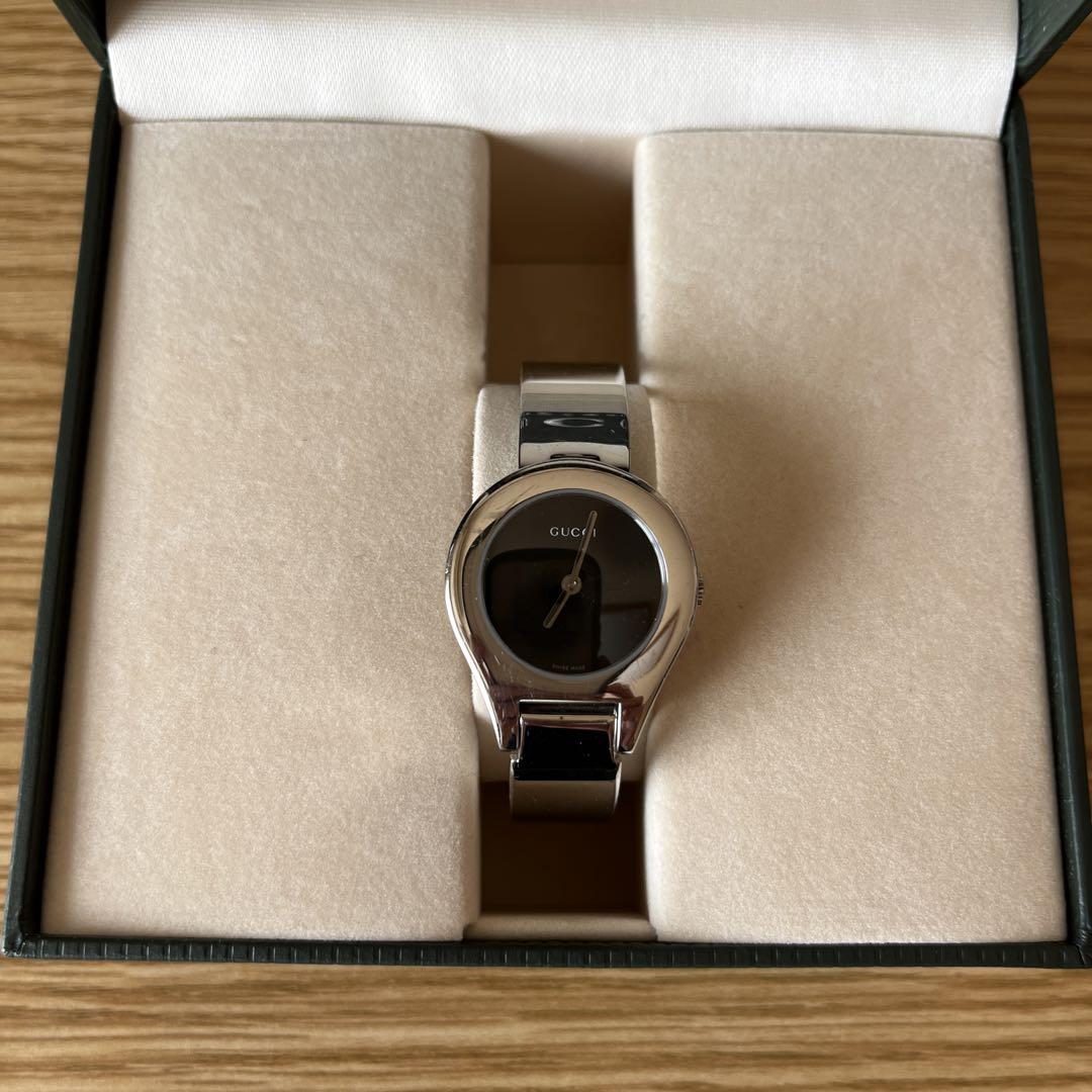【迅速発送】GUCCI 腕時計 シルバー/ブラック 6700L