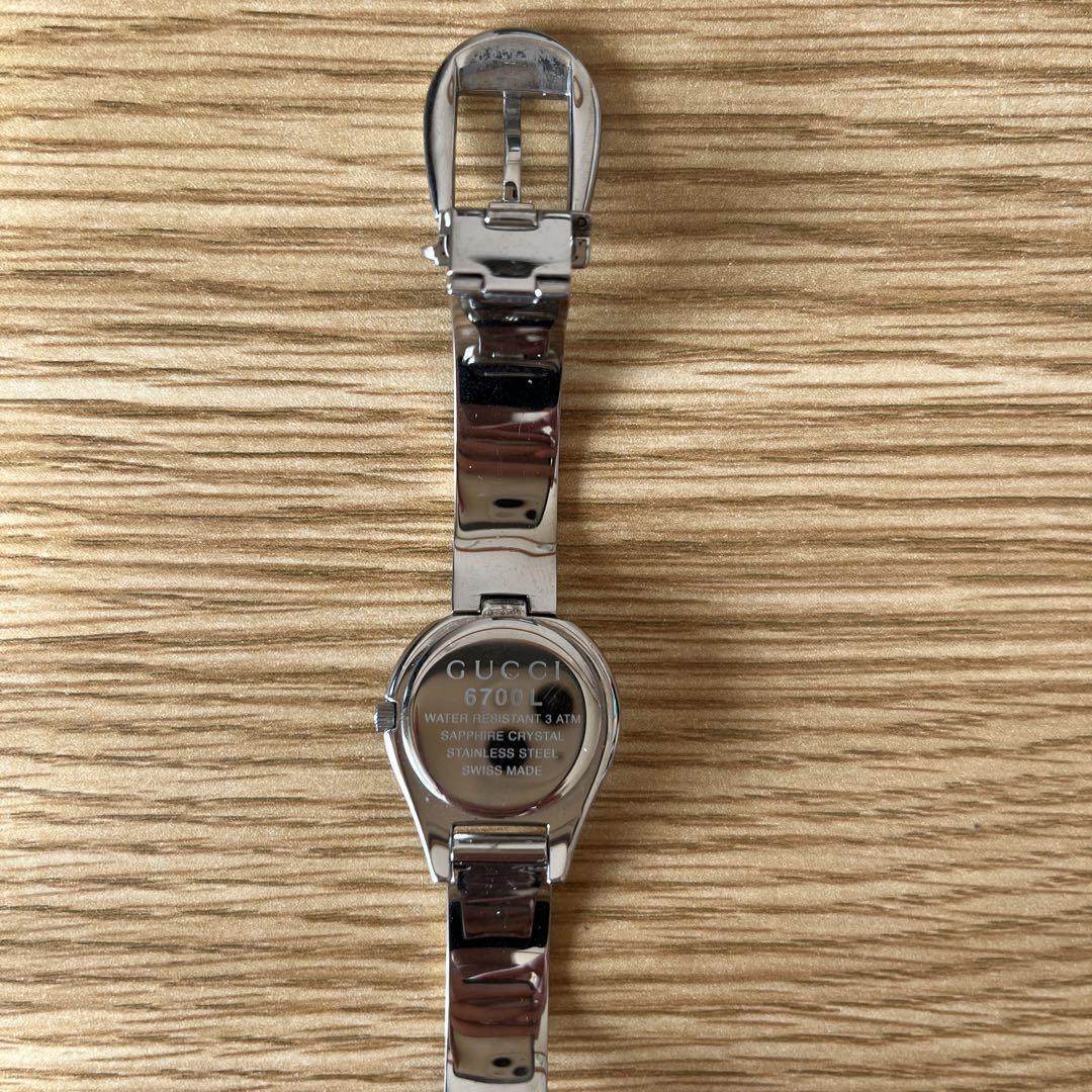 【迅速発送】GUCCI 腕時計 シルバー/ブラック 6700L