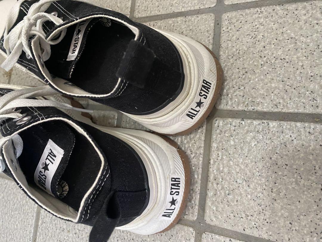 コンバース　converse 厚底　オールスター　スニーカー　23.5cm